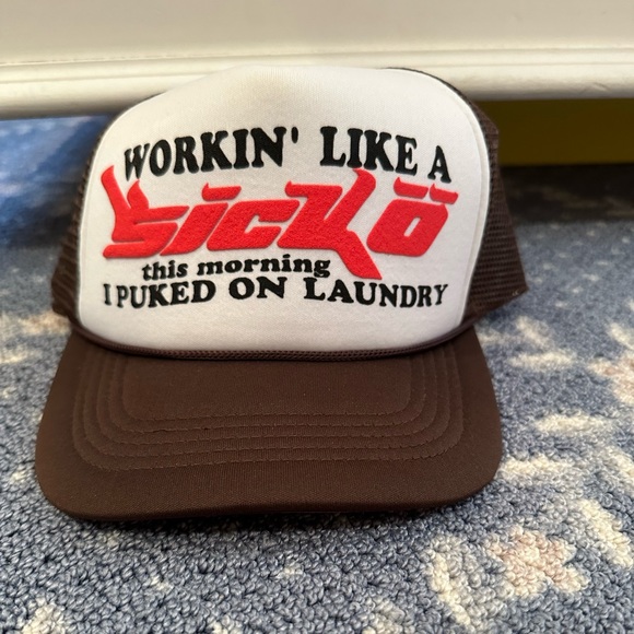 帽子 SICKO TRUCKER BLACK Sicko Foam trucker Hat – Win Now or Get Bent